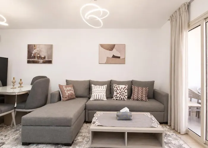 Apartman Sahl Hasheesh - Stylish 1 Bedroom - Rooftop Pool - Near Gurdaka